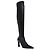Botas de tacón de cuero negro Giuseppe Zanotti - vista 4