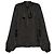 Balenciaga Tie-Neck Hemd Schwarz Polyester