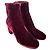 Botines Gianvito Rossi Margaux en terciopelo granate - vista 4