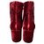 Botines Gianvito Rossi Margaux en terciopelo granate - vista 5