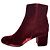 Botines Gianvito Rossi Margaux en terciopelo granate - vista 6