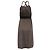 Vestido Halter Neck Theory en seda marrón - vista 4
