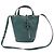 Borsa Mini Bucket Miller Tory Burch in pelle verde