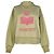 Isabel Marant Etoile Moby Pullover aus grüner Baumwolle mit Flock-Logo