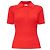 Top de punto acanalado rojo Courreges