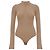 Courreges Langarm-Body braun beige