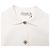 Casaco cropped abotoado Dior em viscose branca - vista 4