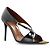 Sandali Giuseppe Zanotti in pelle nera con tacco a spillo - vista 4