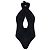 Costume da bagno intero Balmain nero