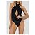 Costume da bagno intero Balmain nero - vista 2