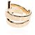 Salvatore Ferragamo Messingring goldfarben - Ansicht 3