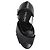Sandali con plateau in pelle nera Dolce & Gabbana - vista 3