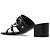 Mules con tacco City Balenciaga in vernice nera - vista 2