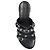 Mules con tacco City Balenciaga in vernice nera - vista 3