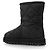 Botas de neve acolchoadas Logo Dolce & Gabbana preto - vista 2