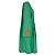 Vestido midi de lino verde con ribete de encaje Gucci - vista 2