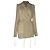 Giacca wrap trasparente Acne Studios in seta giallo pastello