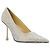 Décolleté Jimmy Choo Ixia Argentati con Cristalli - vista 4