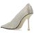 Décolleté Jimmy Choo Ixia Argentati con Cristalli - vista 5