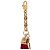 Charm per borsa Dolce & Gabbana oro con chiave e nappa rossa - vista 3