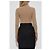 Body a maniche lunghe Courreges marrone beige - vista 4