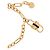Bracciale con charm Salvatore Ferragamo dorato - vista 3