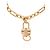 Bracciale con charm Salvatore Ferragamo dorato - vista 4
