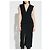 Abito midi in lana nera Givenchy - vista 3