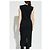 Abito midi in lana nera Givenchy - vista 4
