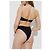 Costume da bagno due pezzi Balmain nero monogramma - vista 4