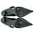 Mules Alexander McQueen Punk Buckle in pelle nera - vista 12