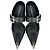 Mules Alexander McQueen Punk Buckle in pelle nera - vista 5