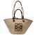 Borsa Tote Loewe Medium Anagram Basket in rafia beige