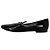 Chanel CC Loafer mit runder Kappe aus schwarzem Lackleder - Ansicht 3