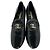 Chanel CC Loafer mit runder Kappe aus schwarzem Lackleder - Ansicht 5