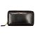 Portafoglio con zip logo Tom Ford in pelle marrone