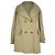 Yves Saint Laurent Trench Coat corto YSL en algodón caqui