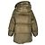 Herno Zip-Up Hooded Down Jacket in Olive Polyamide - view 3