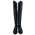Botas de cano alto com salto bloco Acne Studios em pele preta - vista 2