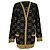 Gucci Jacquard-Cardigan aus schwarzer Wolle