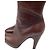Prada Platform Knee-High Boots in Brown Leather - view 11