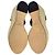 Autre Marque Sandali espadrillas wedge con borchie Saint Laurent in pelle marrone - vista 12