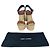 Autre Marque Sandali espadrillas wedge con borchie Saint Laurent in pelle marrone - vista 14