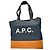 Apc Bolso Tote A.P.C. Axel E/W de denim azul en algodón - vista 2