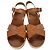Apc Sandali con zeppa Judith A.P.C. in pelle marrone - vista 3