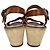 Apc Sandali con zeppa Judith A.P.C. in pelle marrone - vista 6