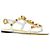 Dolce & Gabbana sandali Bianca in pelle bianca - vista 2