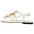Dolce & Gabbana sandali Bianca in pelle bianca - vista 3