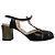 Fendi Peep-Toe T-Strap Pumps aus schwarzem Leder