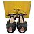 Fendi Peep-Toe T-Strap Pumps aus schwarzem Leder - Ansicht 14
